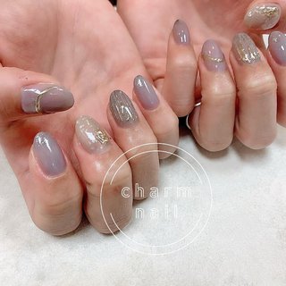 ダスティブルーのネイルデザイン ネイルブック