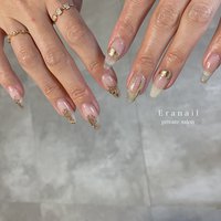 クリア ラメネイルのネイルデザイン ネイルブック