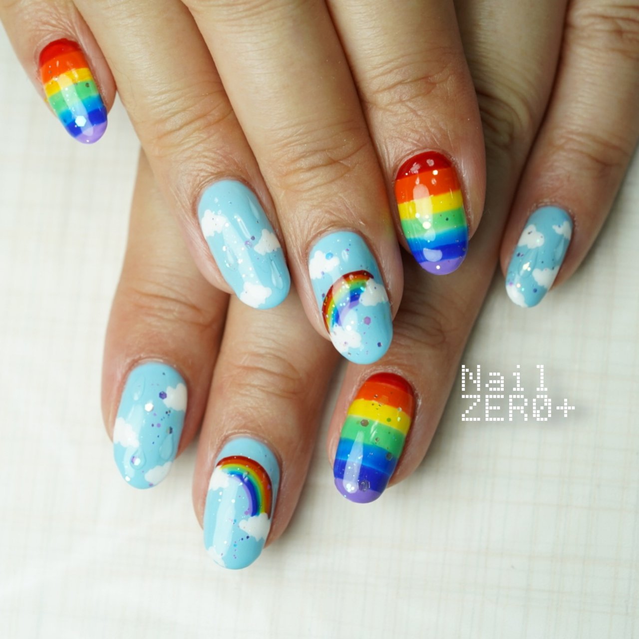 夏 梅雨 海 リゾート ハンド 塩見隼人 池袋 ネイルゼロプラスのネイルデザイン No ネイルブック