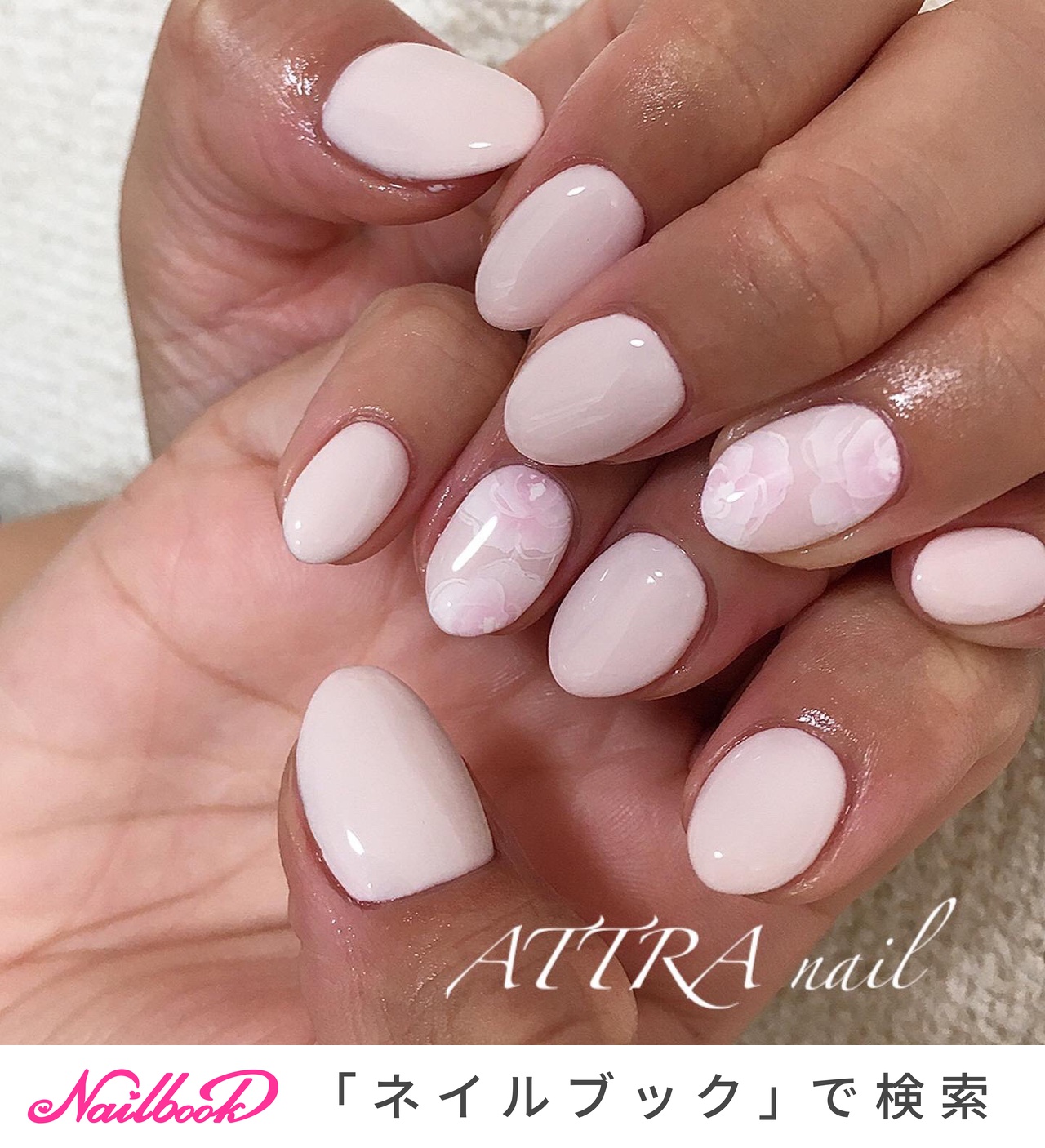 春 ローズのネイルデザイン ネイルブック