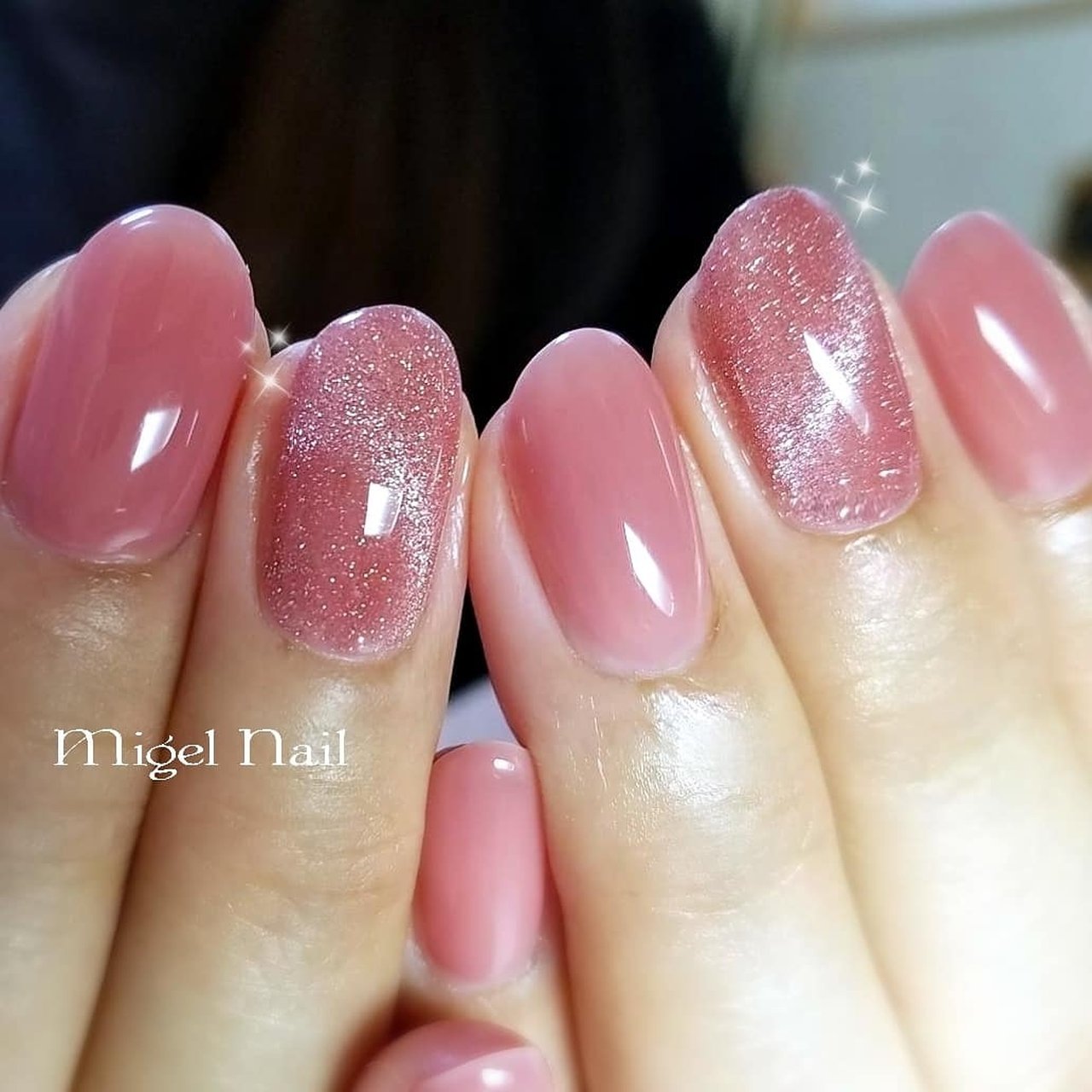 リゾート オフィス ブライダル パーティー シンプル Migel Nailのネイルデザイン No ネイルブック
