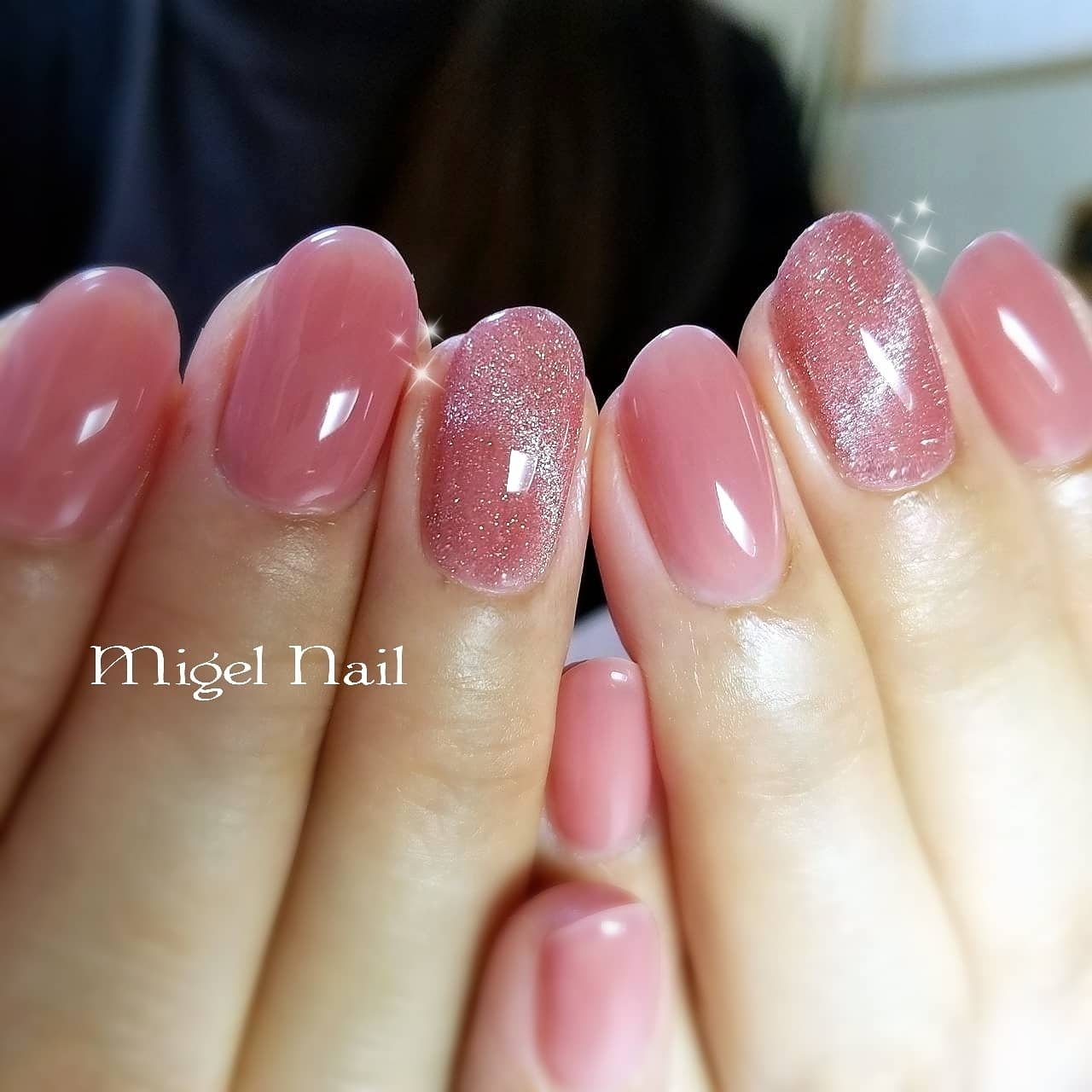 リゾート オフィス ブライダル パーティー シンプル Migel Nailのネイルデザイン No ネイルブック