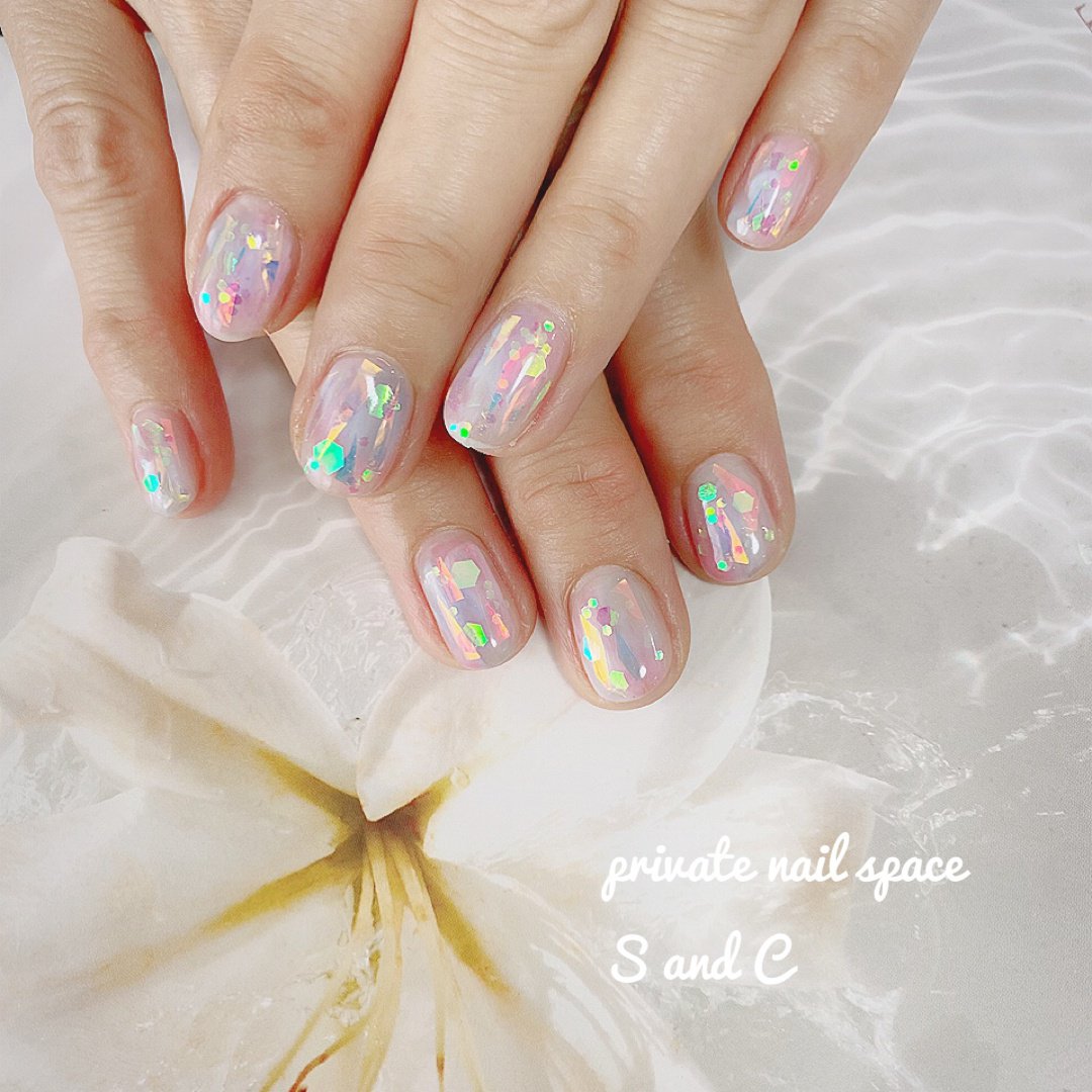 夏 旅行 海 リゾート ハンド Private Nail Space S And Cのネイルデザイン No ネイルブック