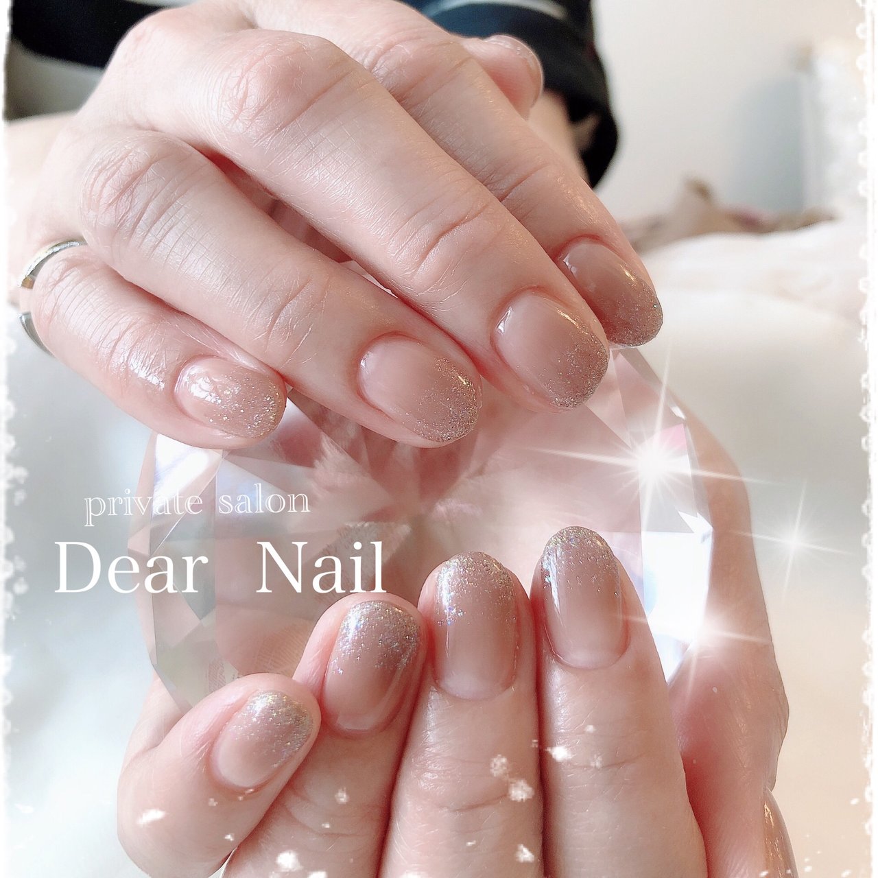 オールシーズン オフィス ハンド グラデーション ラメ Dearnail39のネイルデザイン No ネイルブック