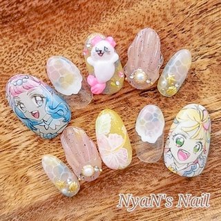 おすすめ順 デコ キュアサマーのネイルデザイン ネイルブック