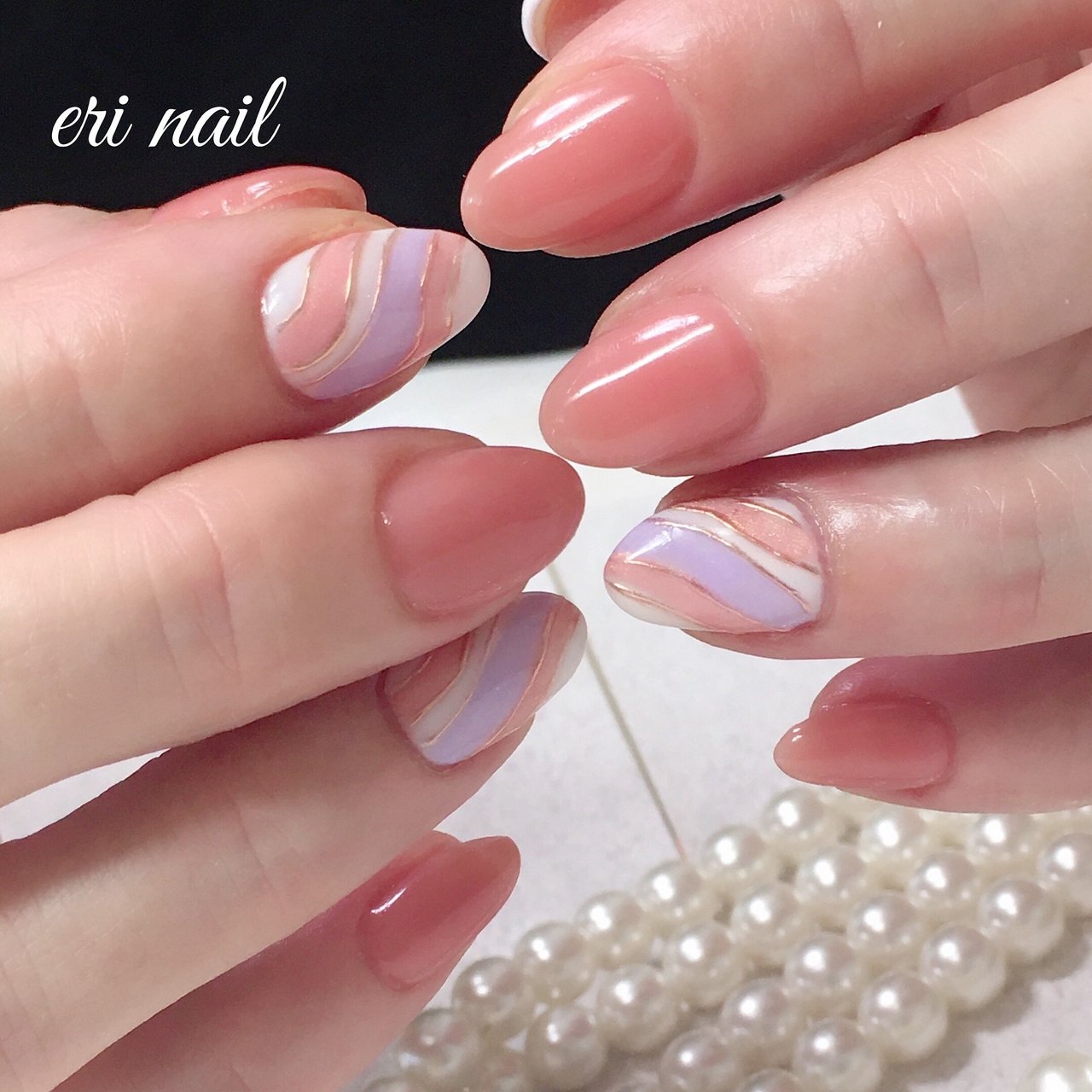 夏 ハンド プッチ ホワイト ピンク 名古屋市天白区 自宅ネイルサロン Eri Nailのネイルデザイン No ネイルブック