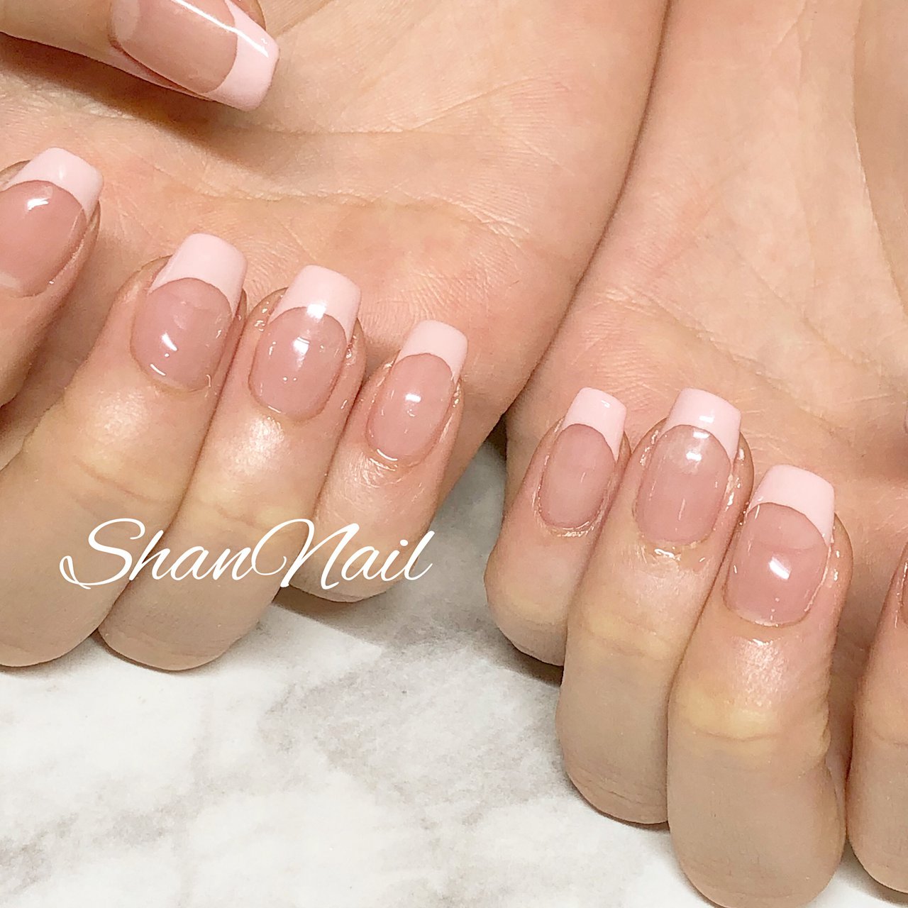 フレンチ ピンク シャンネイルのネイルデザイン No ネイルブック