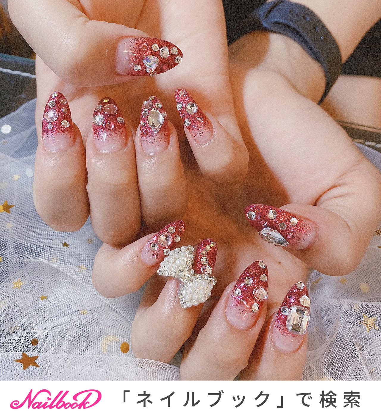 ピンクスカルプネイルのネイルデザイン ネイルブック