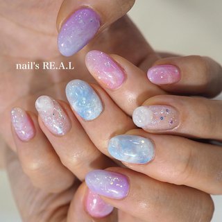 人気順 クリアマーブルネイルのネイルデザイン ネイルブック