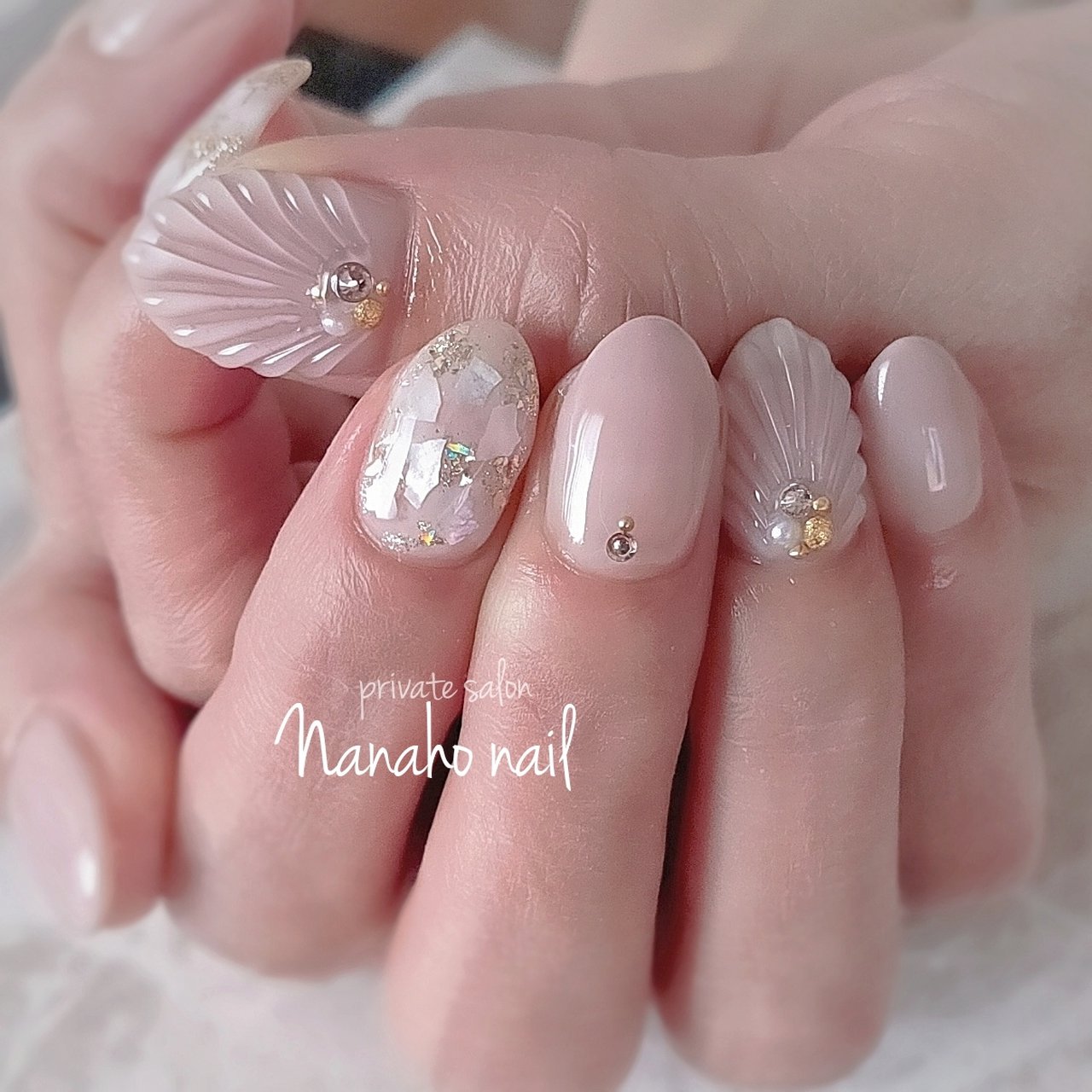 春 夏 オフィス ハンド シンプル Nanaho Nail 大阪府八尾市 のネイルデザイン No 6453233 ネイルブック