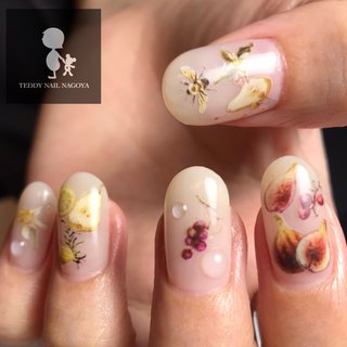 秋 フルーツのネイルデザイン ネイルブック