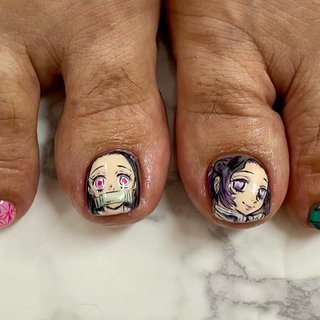 胡蝶しのぶのネイルデザイン ネイルブック