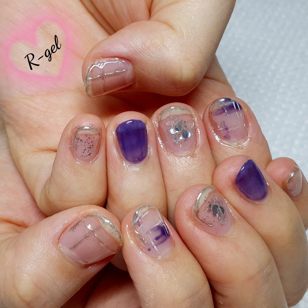 夏 旅行 海 ハンド ミラー アールジェルのネイルデザイン No ネイルブック