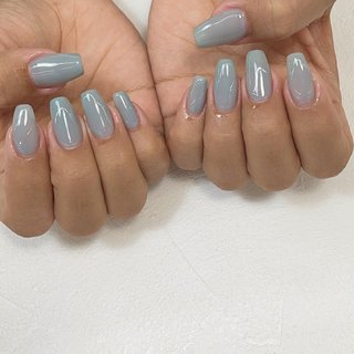 アイスブルーネイルのネイルデザイン ネイルブック