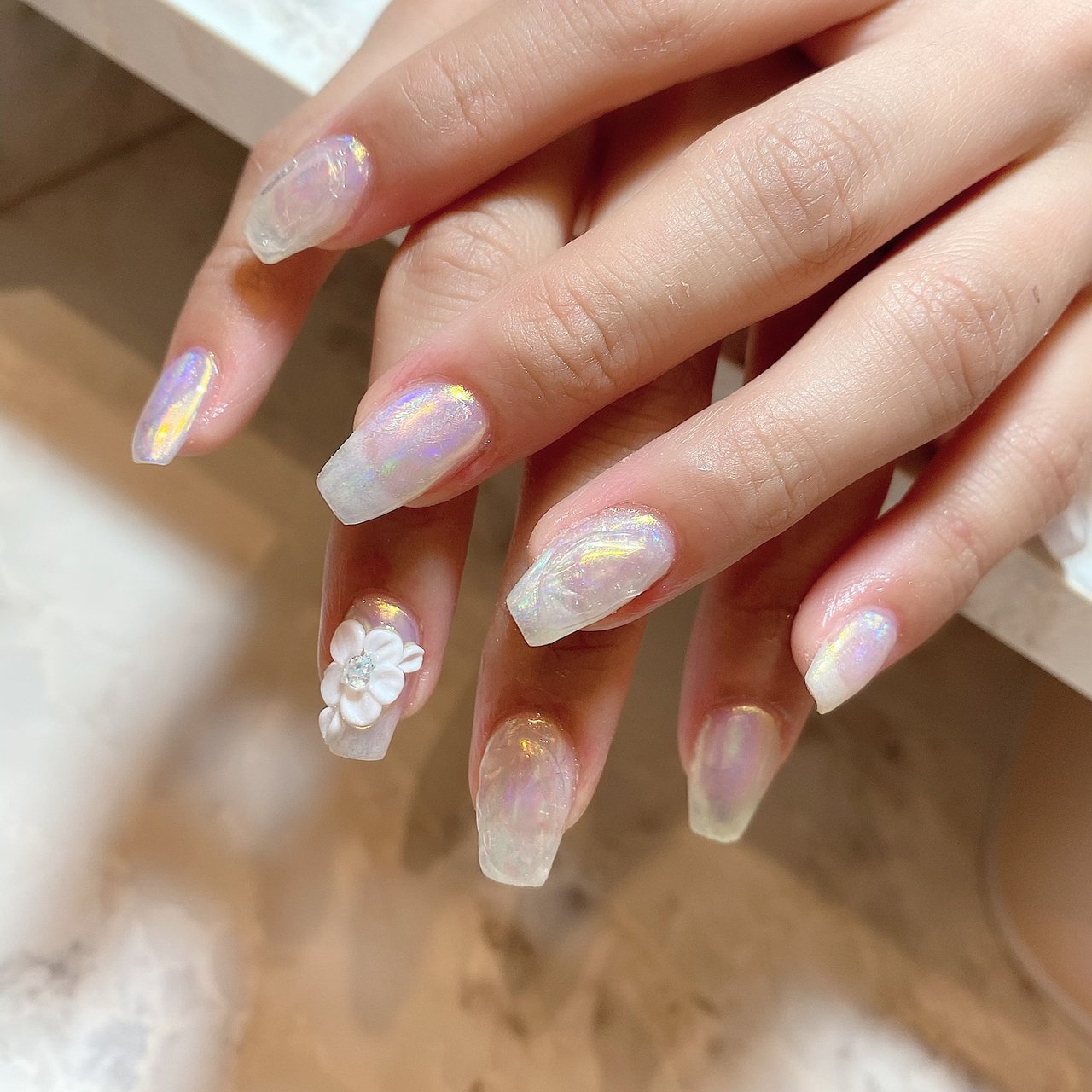 夏 オールシーズン オフィス ハンド ワンカラー Edy Nailのネイルデザイン No ネイルブック