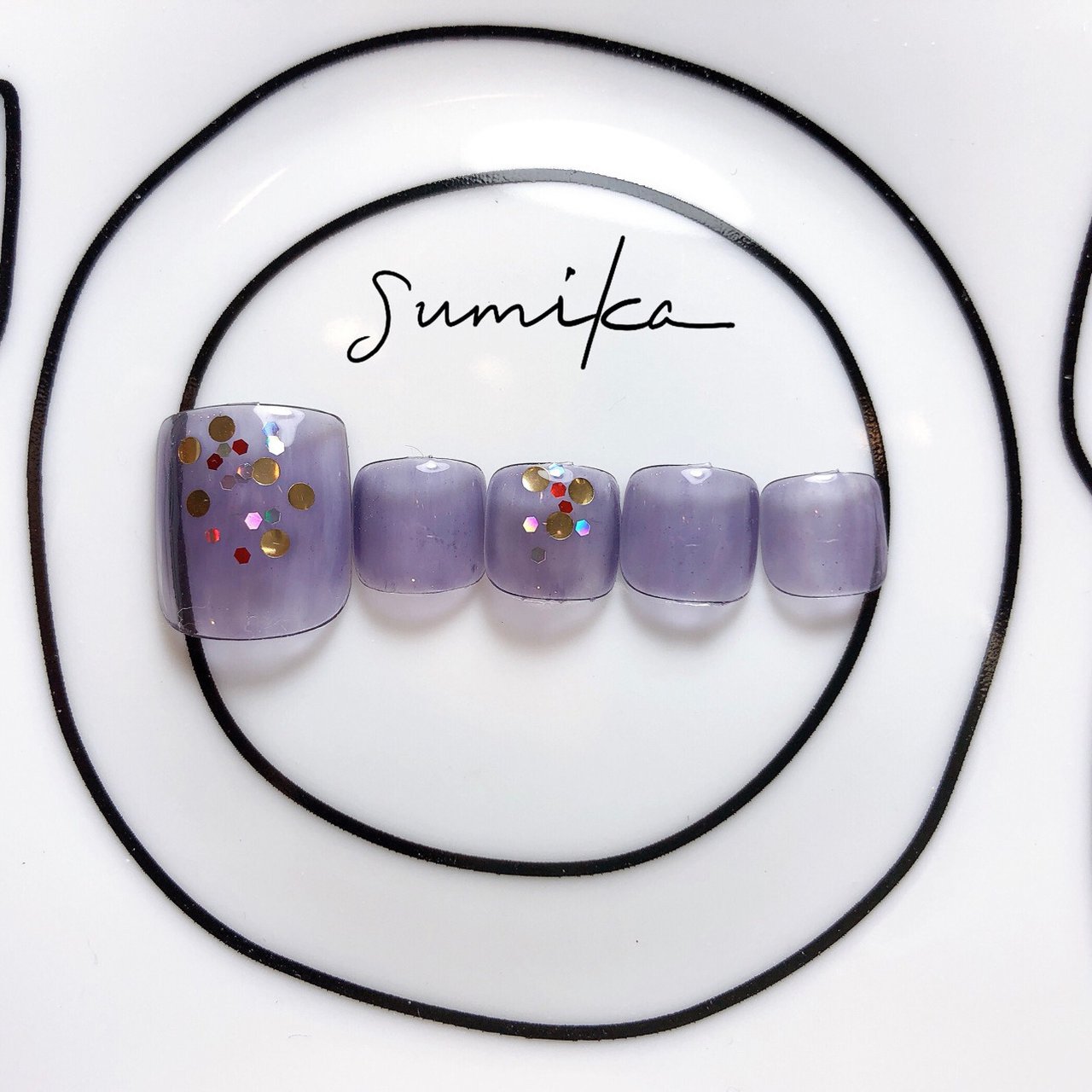 フット Nail Salon Sumikaのネイルデザイン No ネイルブック