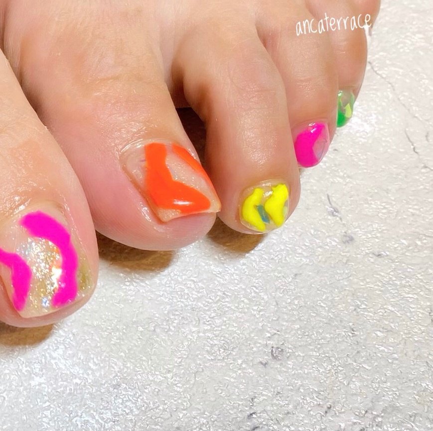 夏 海 リゾート 浴衣 フット Anca Terraceのネイルデザイン No ネイルブック