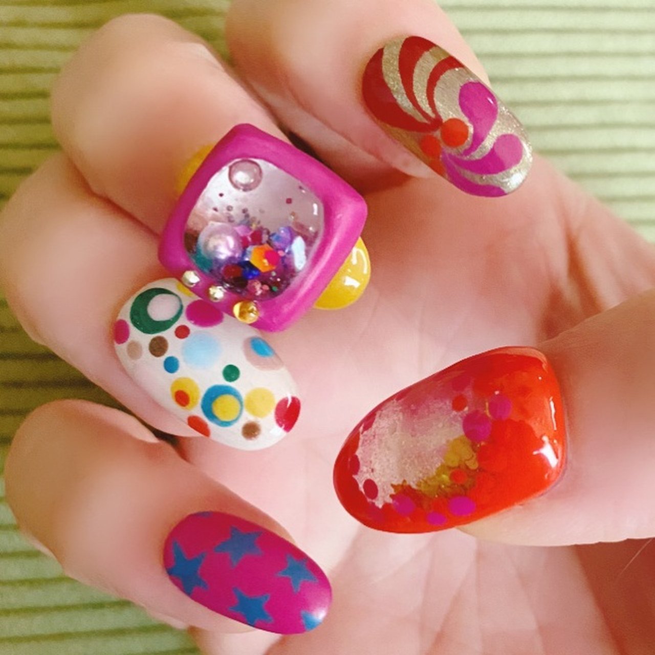 オールシーズン ライブ ハロウィン デート ハンド 9ziraのネイルデザイン No ネイルブック