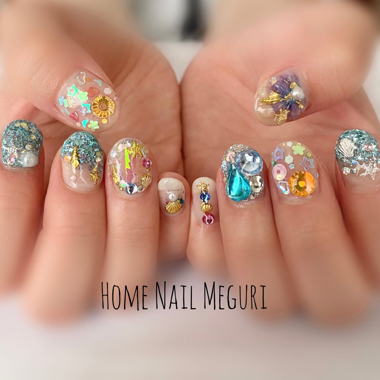 Home Nail Meguriのネイルデザイン No ネイルブック