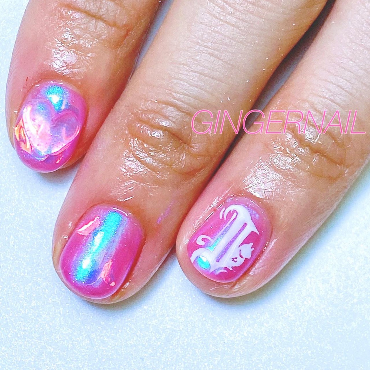 夏 ライブ パーティー 女子会 ハンド Ginger Nail 代々木 ジンジャーネイルのネイルデザイン No ネイルブック
