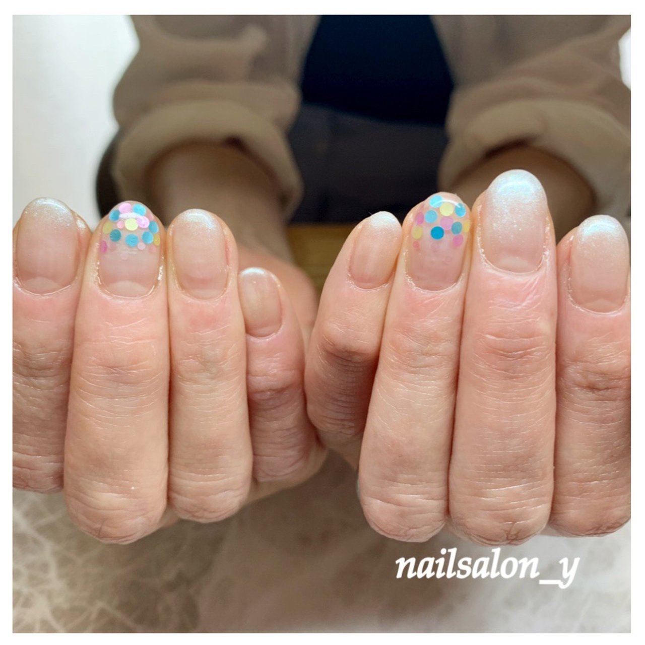 夏 梅雨 オフィス ハンド シンプル Nailsalon Yのネイルデザイン No ネイルブック