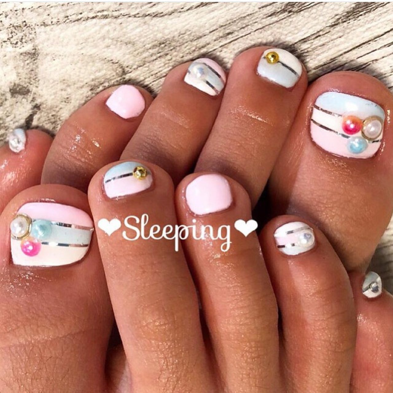 夏 海 ブライダル デート フット すり ぴんぐ のネイルデザイン No ネイルブック