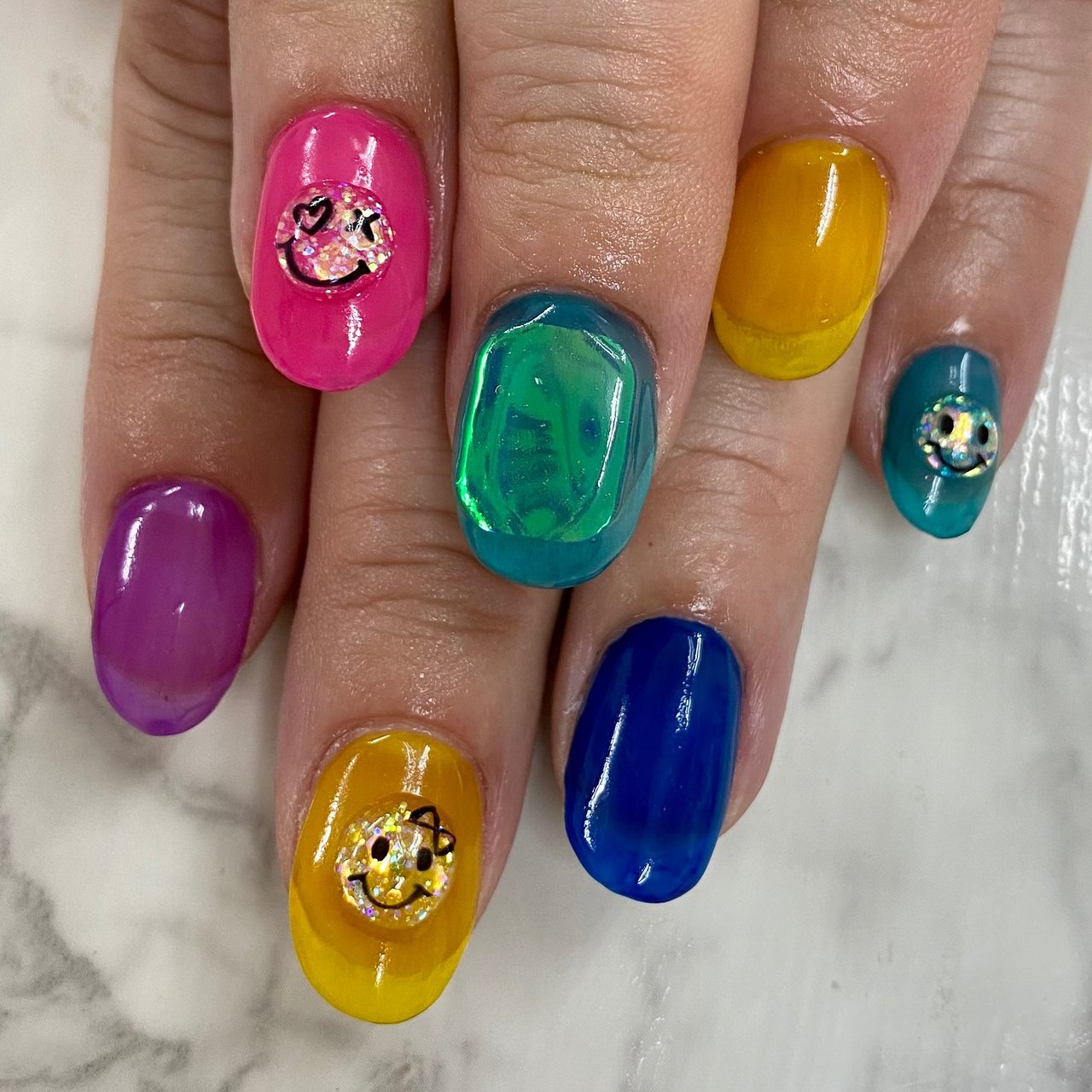 夏 海 リゾート パーティー ハンド Bravery Rose ブレイブリーローズのネイルデザイン No ネイルブック