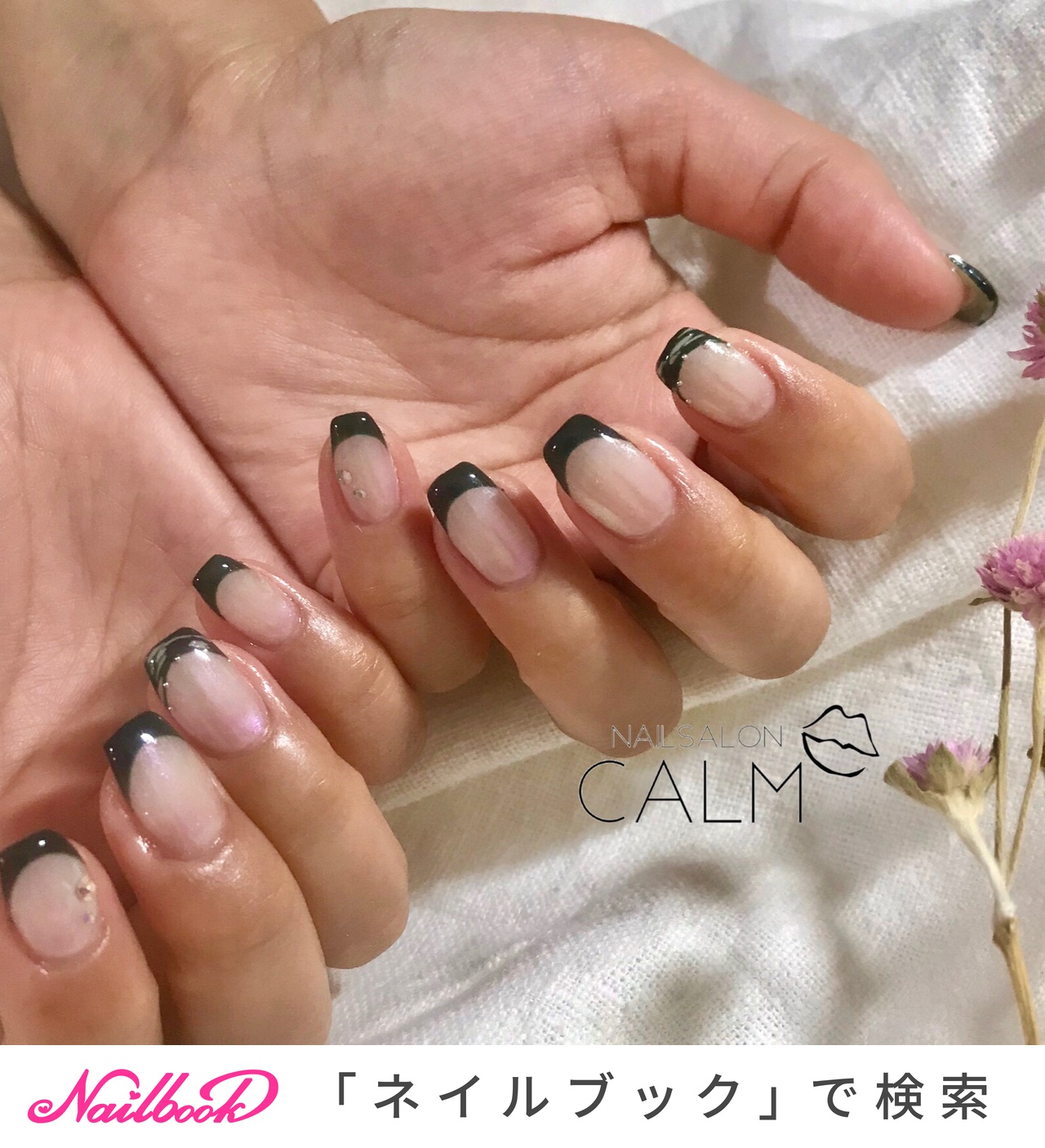 モスグリーンのネイルデザイン ネイルブック