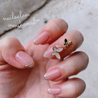 ゆらゆらパーツのネイルデザイン ネイルブック