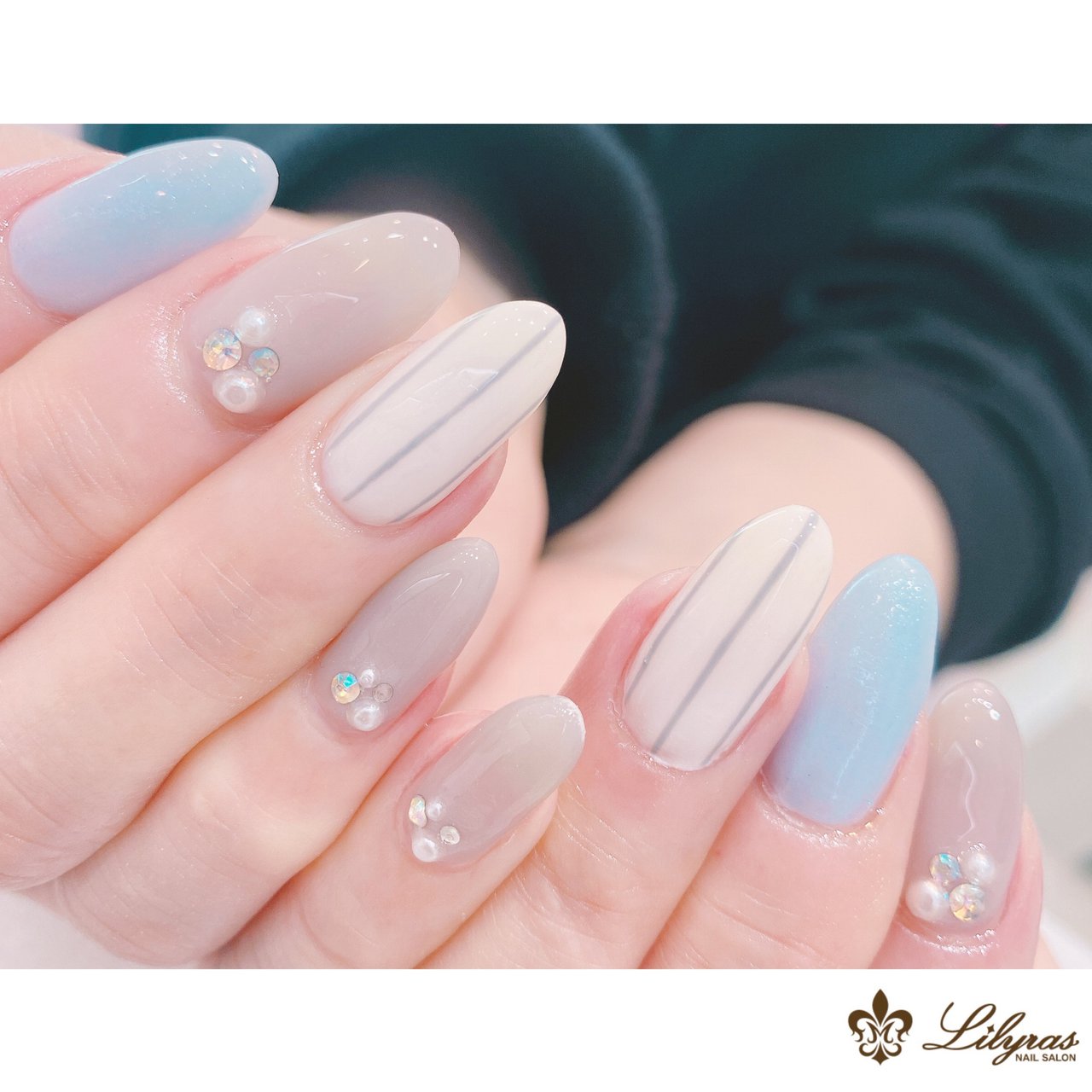 春 夏 オールシーズン ハンド シンプル Lilyrasのネイルデザイン No ネイルブック