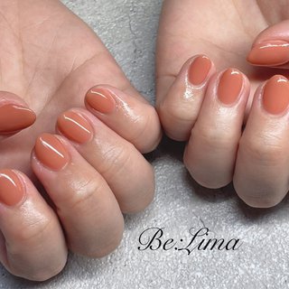 単色カラーネイルのネイルデザイン ネイルブック