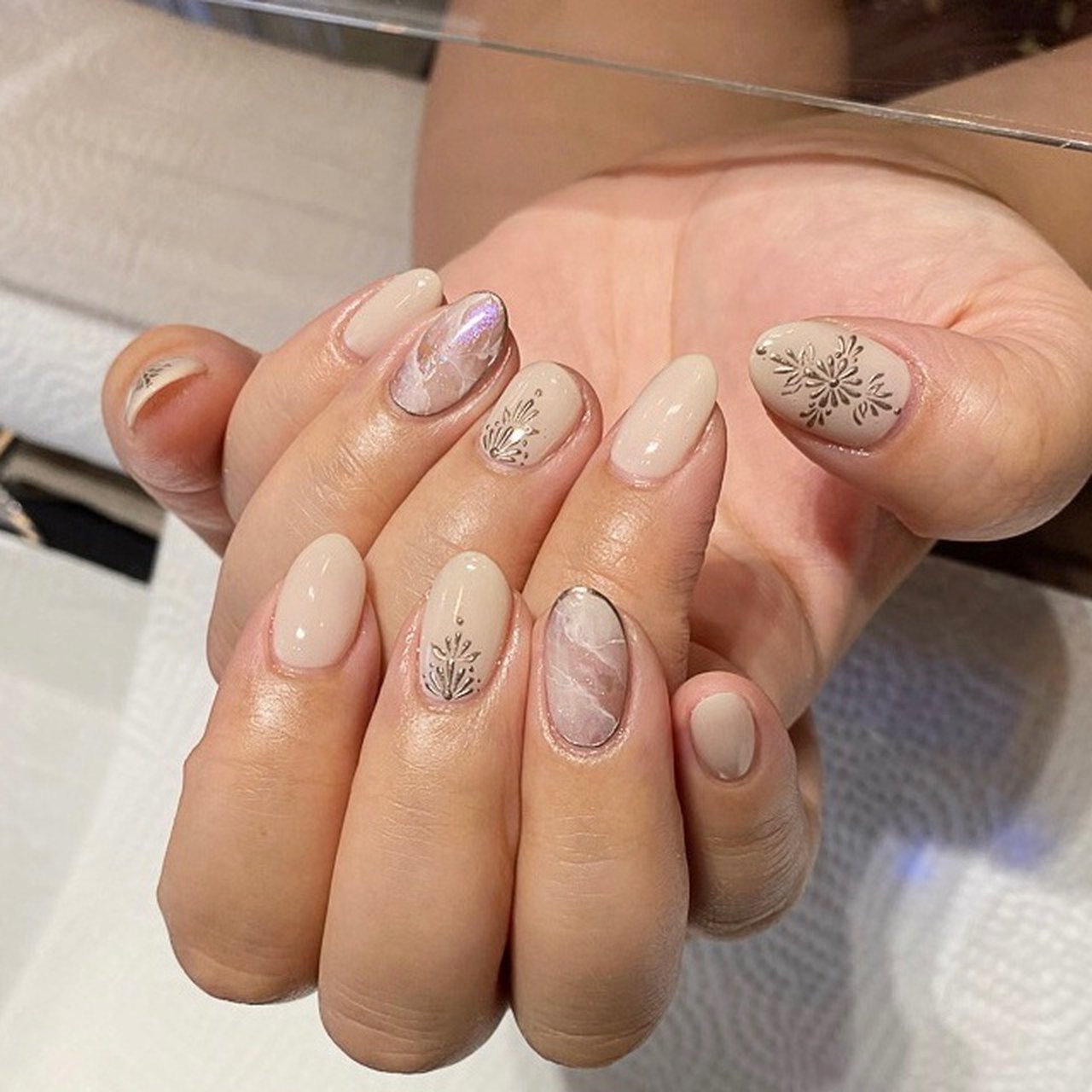 夏 オールシーズン 海 リゾート ハンド Mami Private Nail Salon Fika のネイルデザイン No ネイルブック