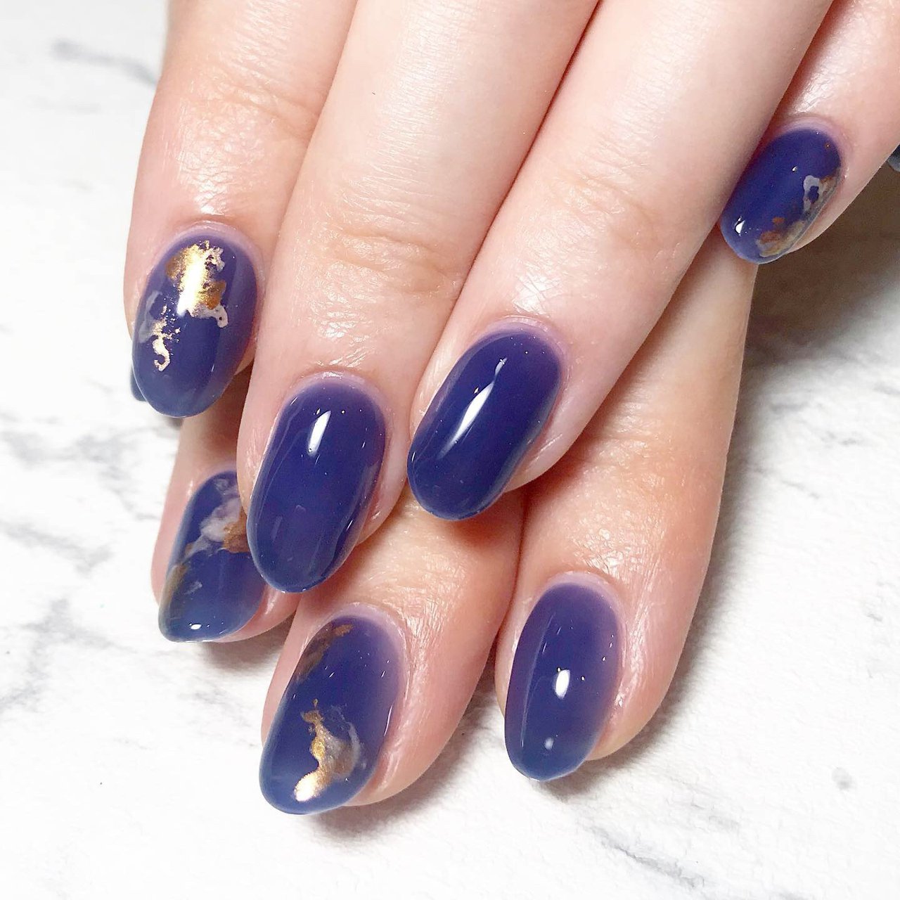 オールシーズン ハンド シンプル ワンカラー ミディアム Lesson1のネイルデザイン No ネイルブック