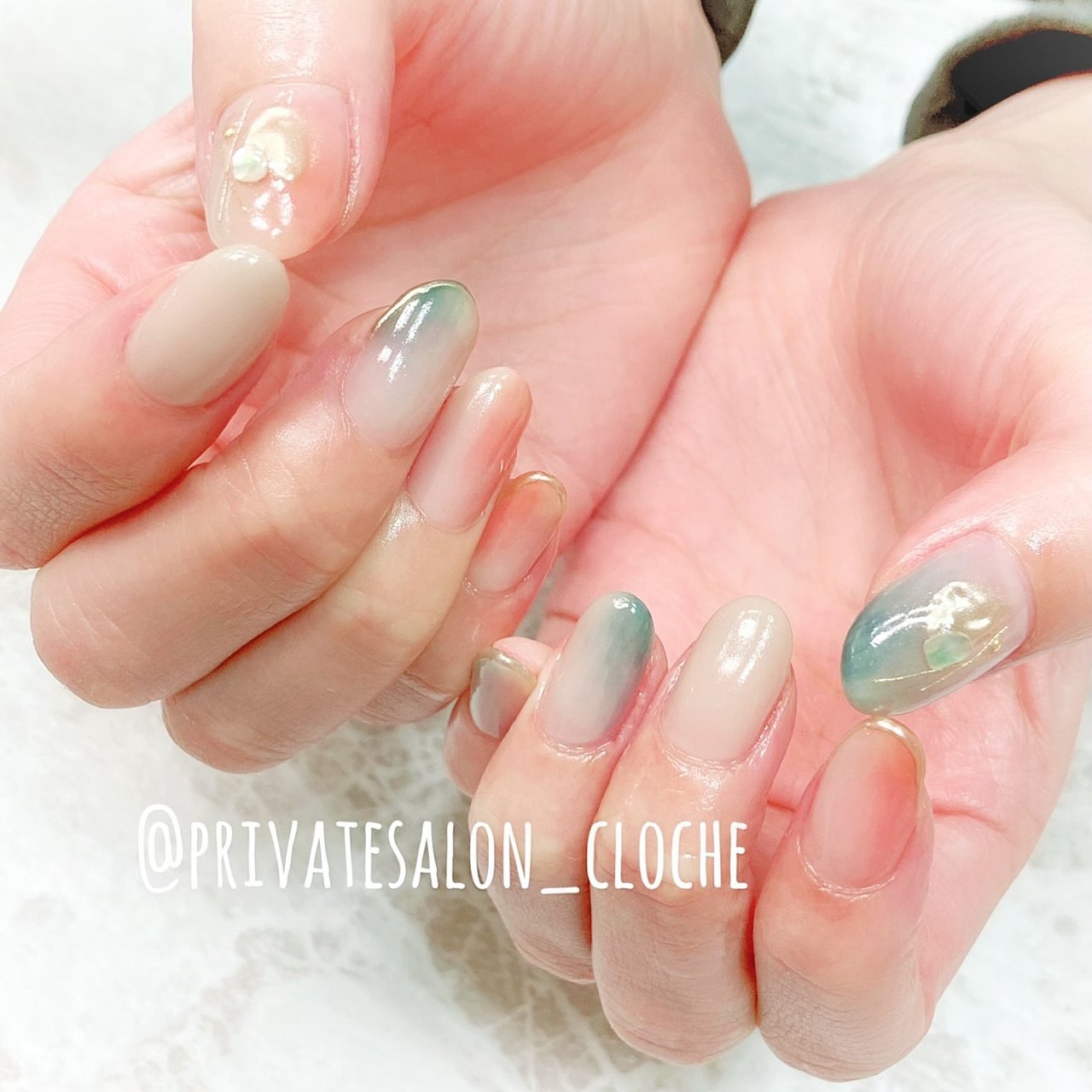 夏 オールシーズン 海 リゾート ハンド Sachi Clocheのネイルデザイン No ネイルブック