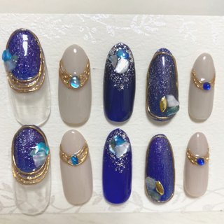 フルオーダーネイルチップのネイルデザイン ネイルブック