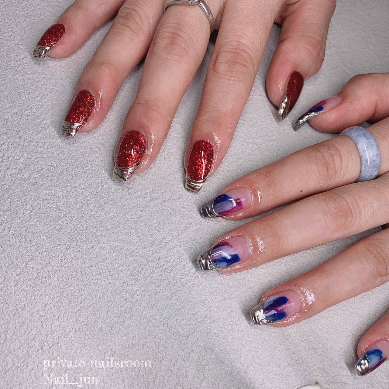 夏 オールシーズン 梅雨 パーティー ハンド Nails Junのネイルデザイン No ネイルブック