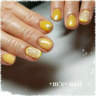 21年 新着順 フルーツ ホイルのネイルデザイン ネイルブック