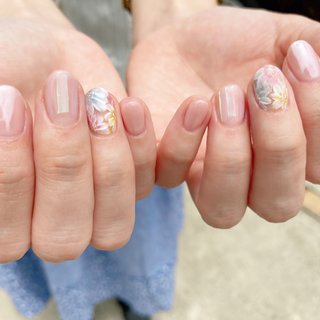 パールパウダーのネイルデザイン ネイルブック