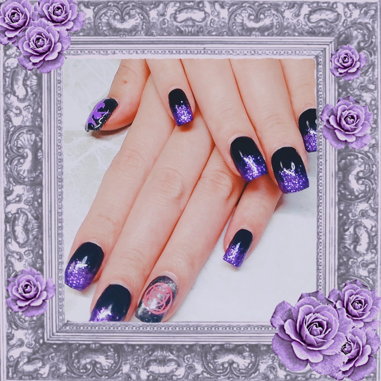 オールシーズン ライブ ハロウィン 女子会 ハンド Caroline Violetのネイルデザイン No ネイルブック