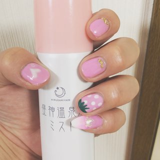 いちごみるくのネイルデザイン ネイルブック