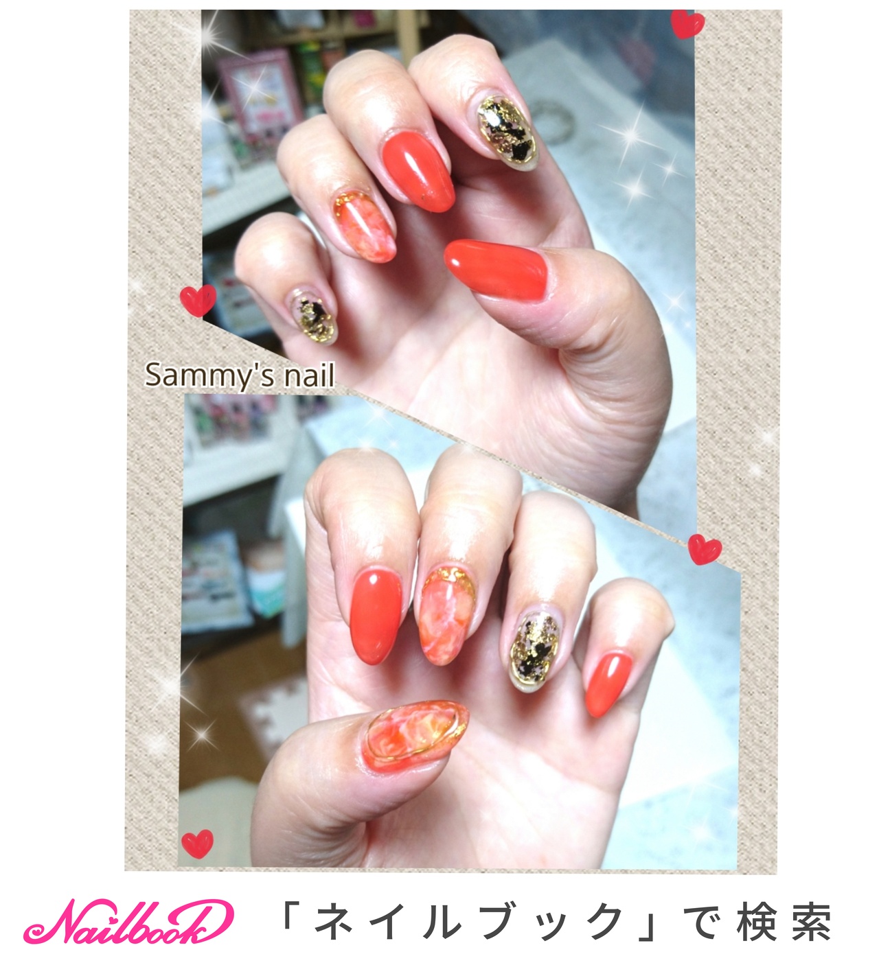 ショート セルフネイルのネイルデザイン ネイルブック