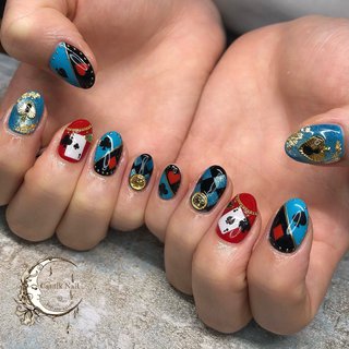 トランプネイルのネイルデザイン ネイルブック