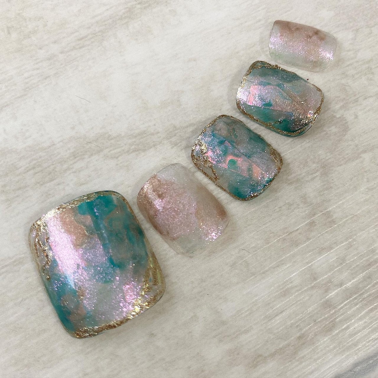 夏 梅雨 海 リゾート フット 村上恵里子のネイルデザイン No ネイルブック