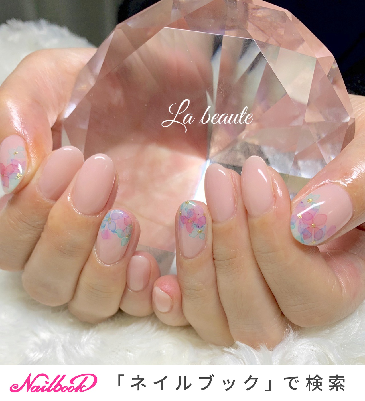 花アートのネイルデザイン ネイルブック