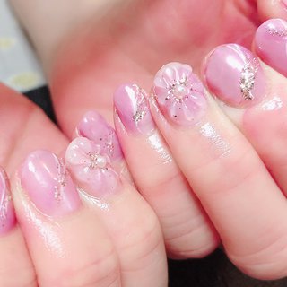 おすすめ順 ハンド ピンク ラベンダーカラーのネイルデザイン ネイルブック