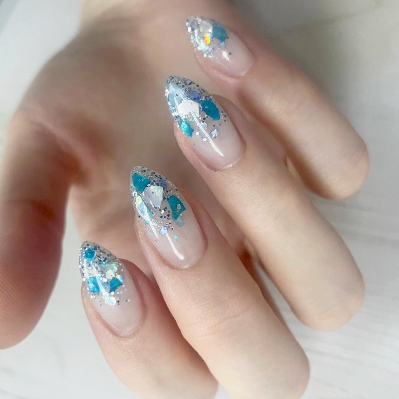 夏 海 リゾート デート ハンド Nail Smirac 林 智子のネイルデザイン No ネイルブック