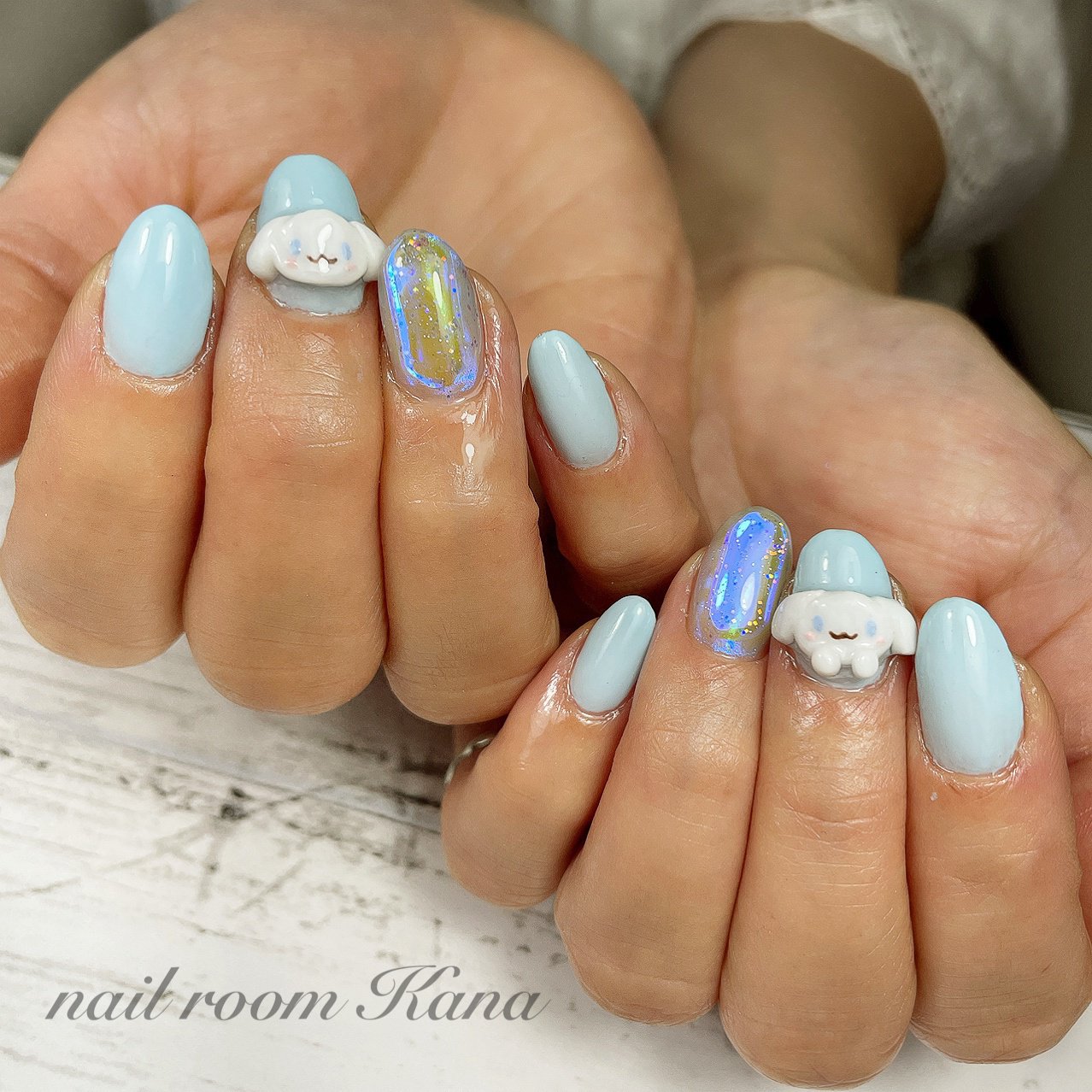 オールシーズン ハンド ワンカラー キャラクター ミディアム Nail Room Kanaのネイルデザイン No ネイルブック