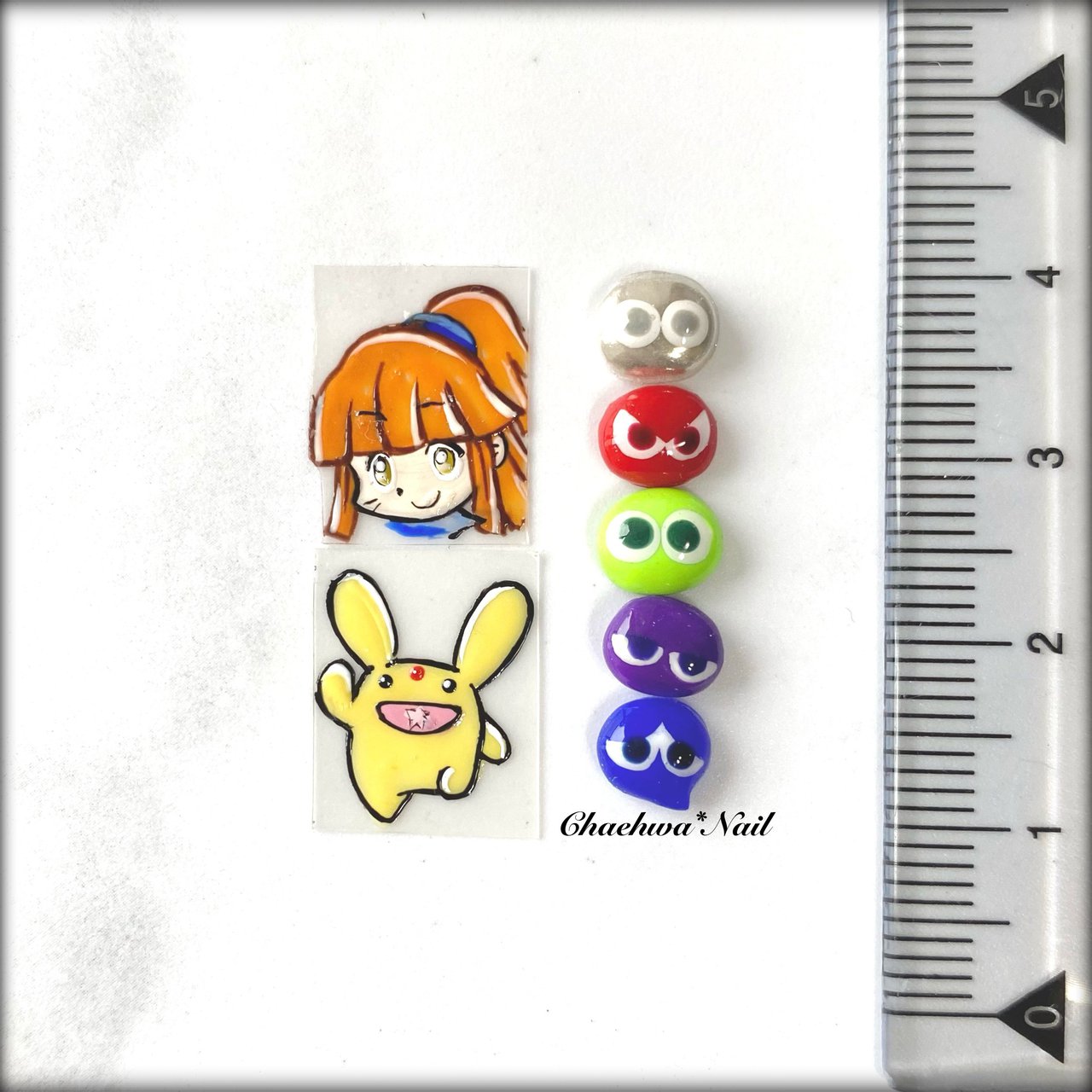 3D ぷよぷよネイルパーツ