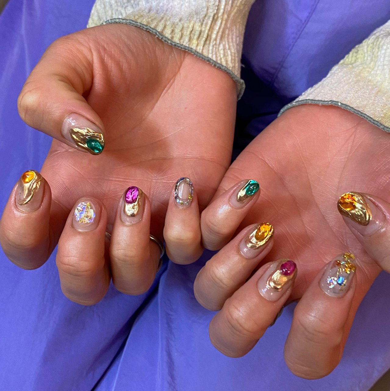 夏 パーティー デート 女子会 ハンド Muumuu Nailのネイルデザイン No ネイルブック