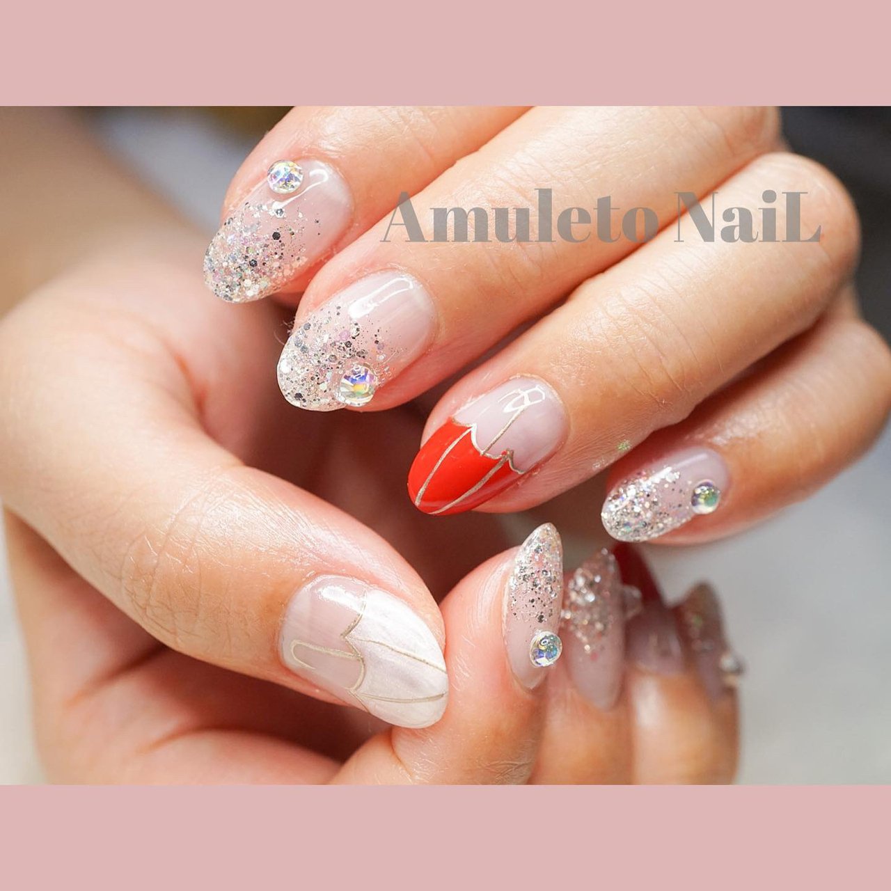 梅雨 ハンド お客様 Amuleto Nailのネイルデザイン No ネイルブック